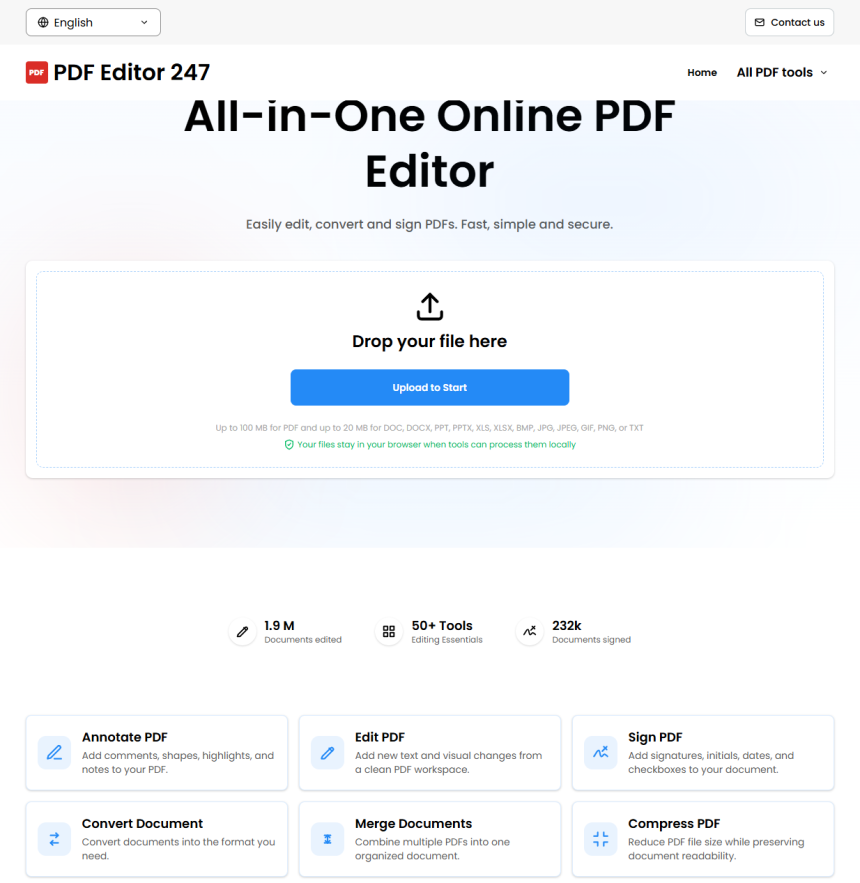 PDF Editor 247